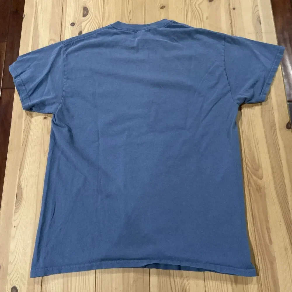 Vintage 90s Lost Creek Outfitters Blue Eagle T Shirt Medium - Picture 6 of 7